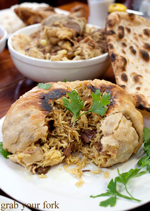 rice inside the parda plaw at kebab abo ali iraqi restaurant fairfield