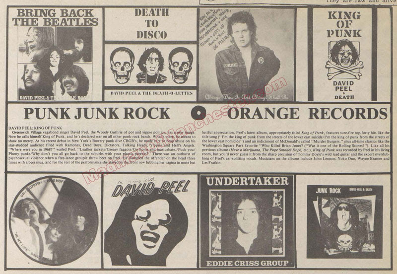 GG Allin ad