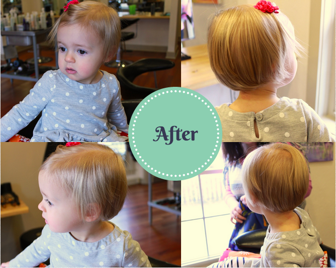Madelyn s First iHaircuti mullet to bob transformation A Madelyn s First iHaircuti mullet to bob transformation A