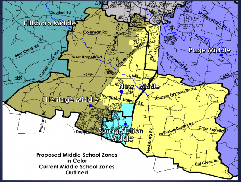 Williamson County Zoning Map