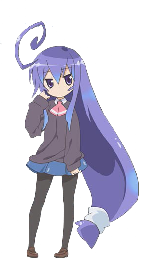 Orasnap: Anime Girl With Purple Hair And Wolf Ears