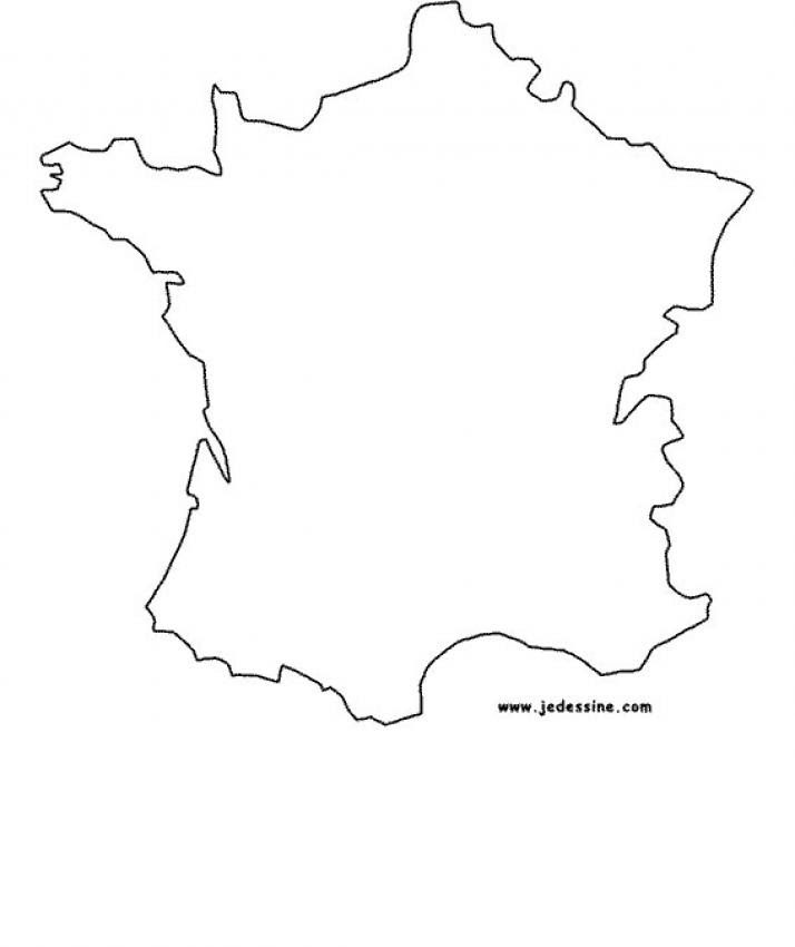Coloriage204: coloriage carte de france