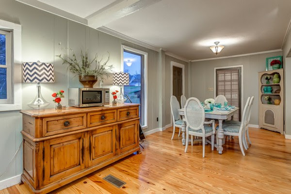 10 600x400 The Power of Paint Amazing Wood Paneling Makeover