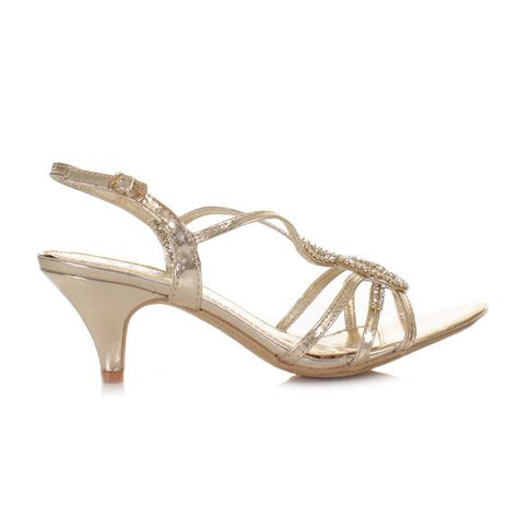 Sandalen Gold Absatz | DE Sandalen