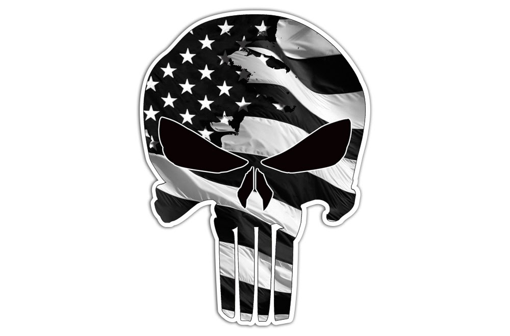 Punisher Flag Skull Svg - 128+ Best Free SVG File