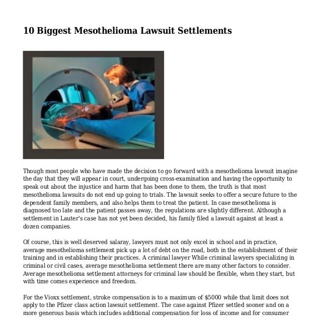 Can you get mesothelioma without asbestos exposure