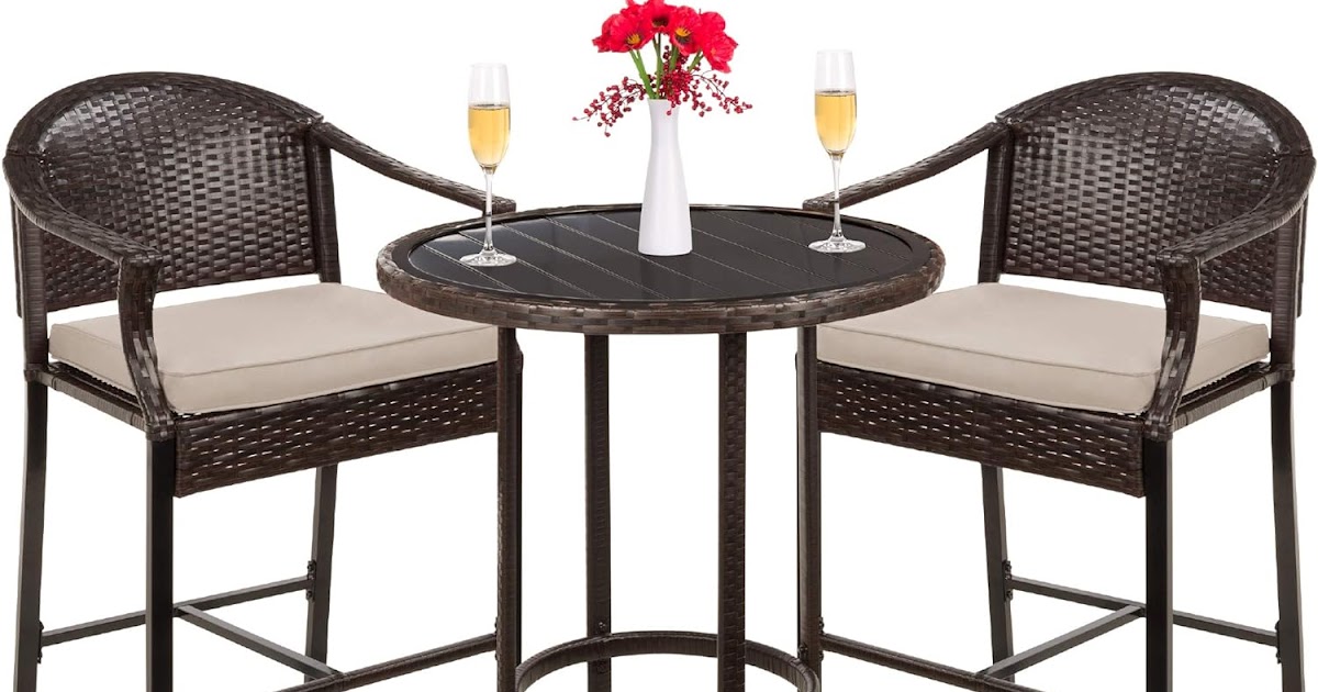 outdoor bar height table and chairs : elisabeth 5 piece cast aluminum