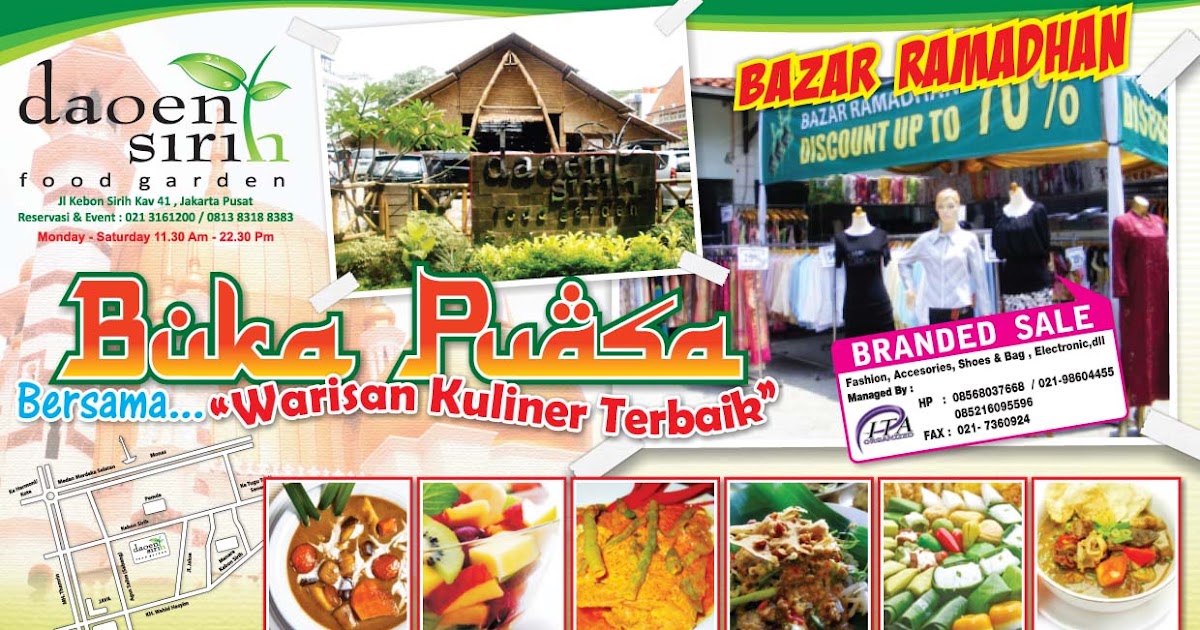 Banner Jajanan Ramadhan contoh desain spanduk
