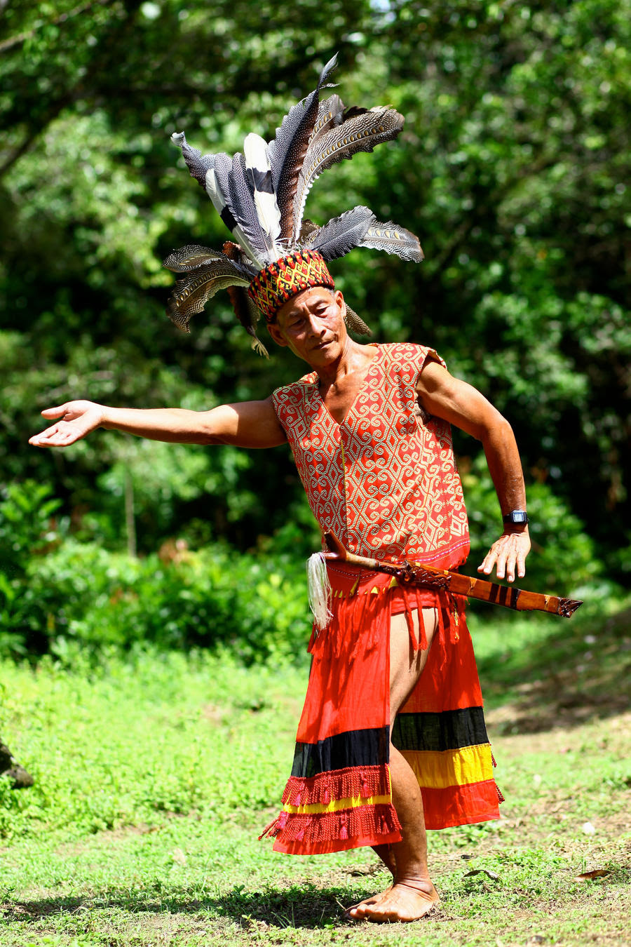 Pakaian Tradisional Lelaki Iban - Iban warrior.. by jeffzz111 on