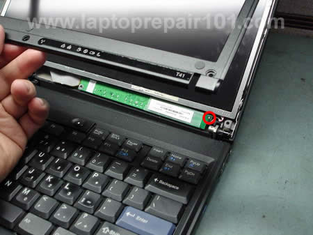 Remove screw from the inverter Remove screw from the inverter