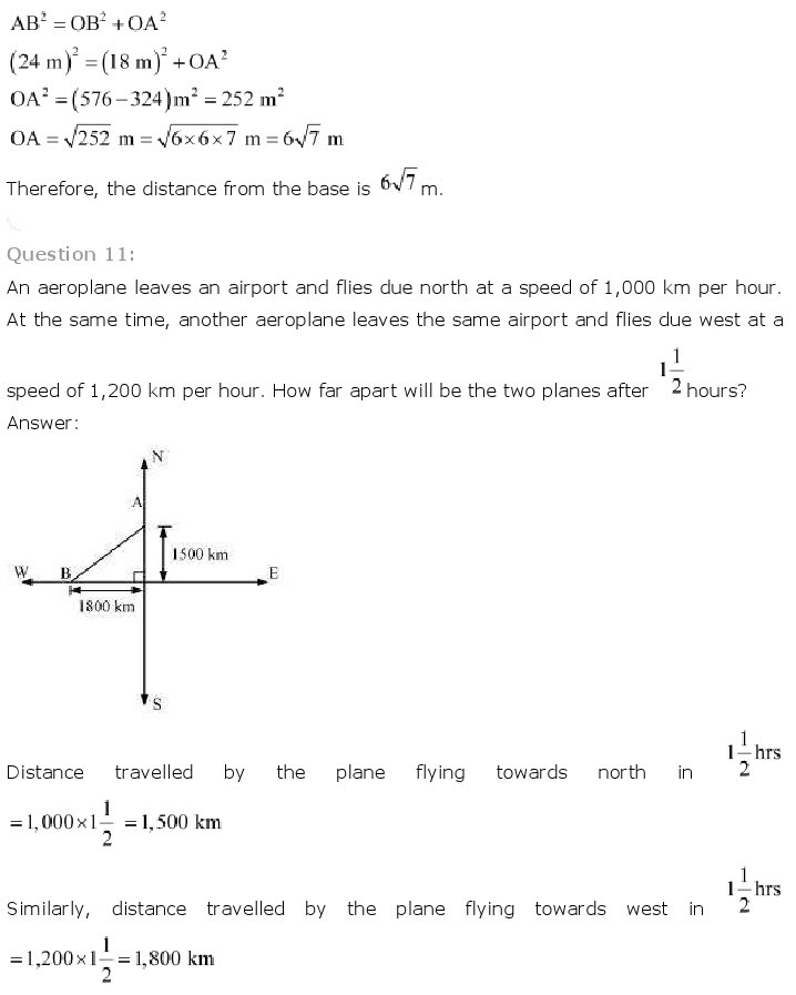 NCERT Solutions for Class 10th Maths Chapter 6 - Triangles
