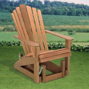 Adirondack Glider Chair Woodworking Plan