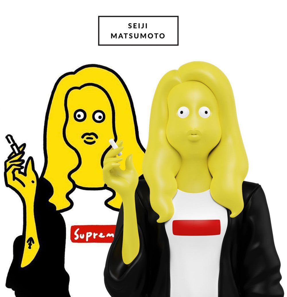 Mighty Jaxx, Polystone, Designer Toy (Art Toy), Limited Edition, Pre-Order, Mighty Jaxx presents: Smoking Lady by Seiji Matsumoto Mighty Jaxx, Polystone, Designer Toy (Art Toy), Limited Edition, Pre-Order, Mighty Jaxx presents: Smoking Lady by Seiji Matsumoto
