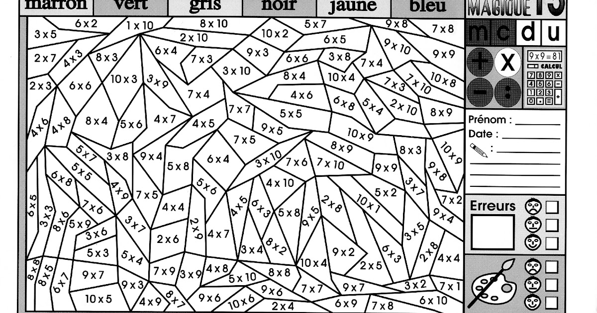 Coloriage Magique Collège à Imprimer Coloriage Magique College Maths | Meilleur COLORIAGE Pour Les Enfants