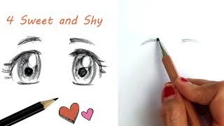 How To Draw An Eye Kawaii - Draw Easy