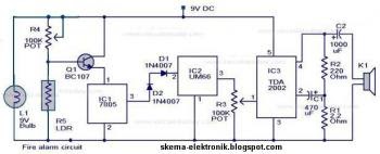 Block Diagram Of Fire Alarm Circuit