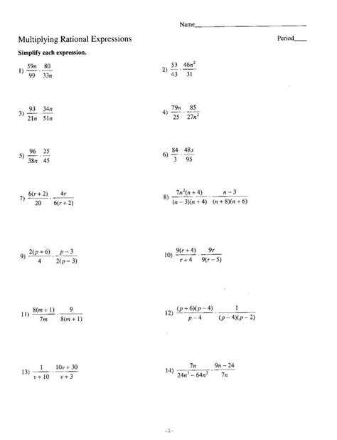 Free College Algebra Worksheets Printable