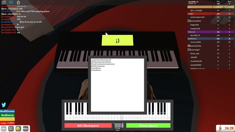 piano lost robloxs tetris