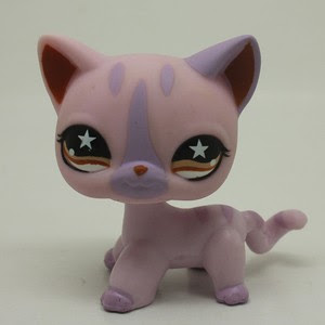 Hasbro LPS Littlest PET Shop 64 White Shorthair CAT W Blue Eyes Loose eBay