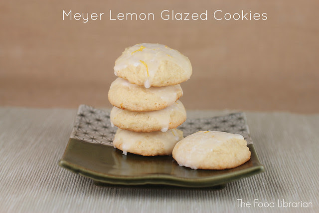 Meyer Lemon Glazed Cookies