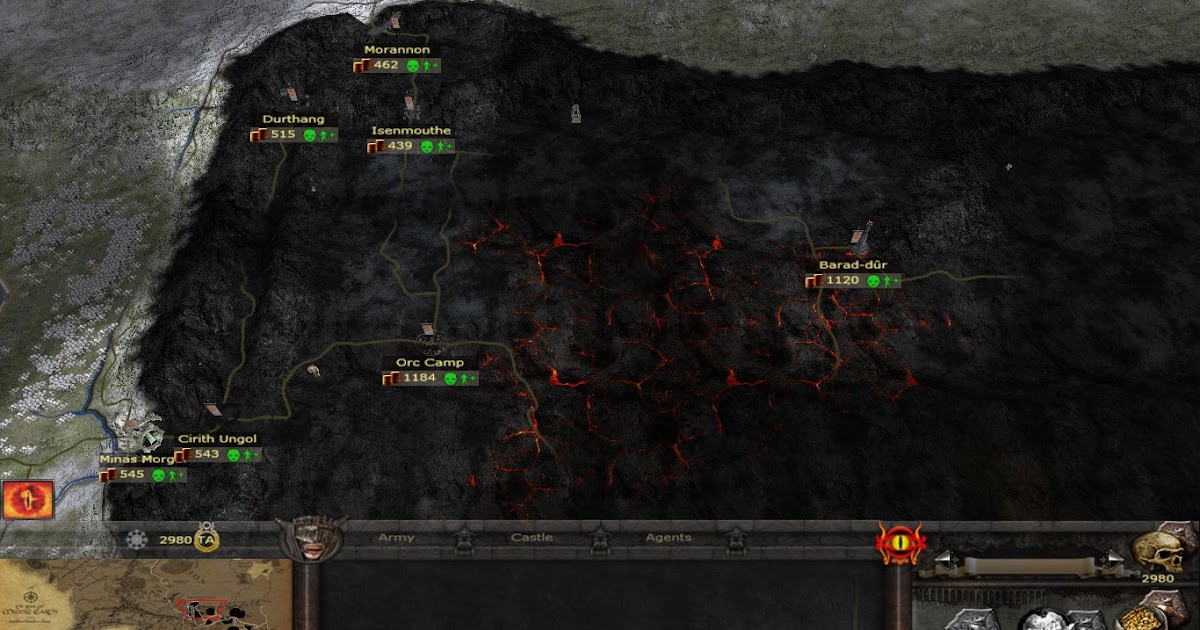 6 Middle Earth Shadow Of War Map - Maps Database Source