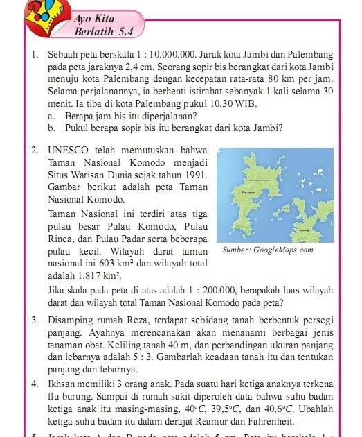 Kunci jawaban matematika kelas 7 semester 2 edisi revisi 2016