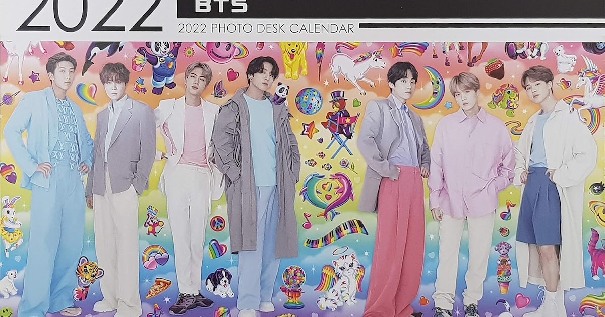 bts calendario 2022 calendario gennaio