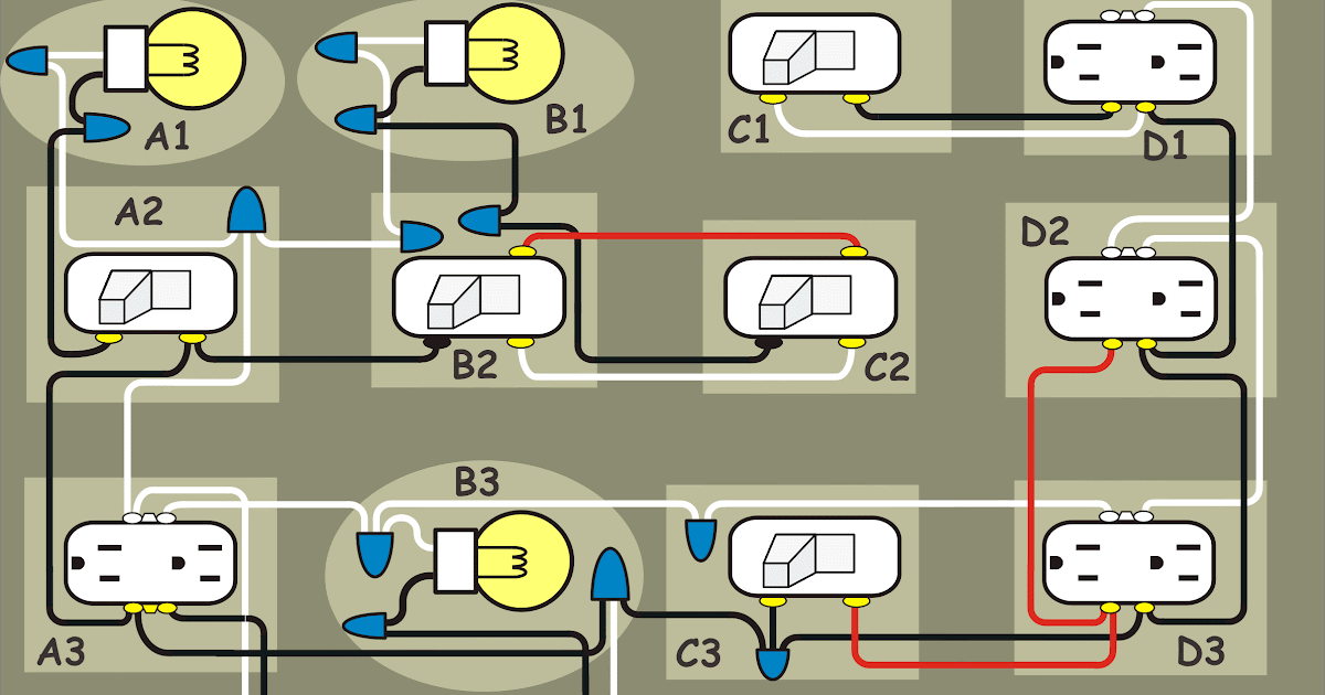 Home Wiring Circuit - Wiring Diagram Example