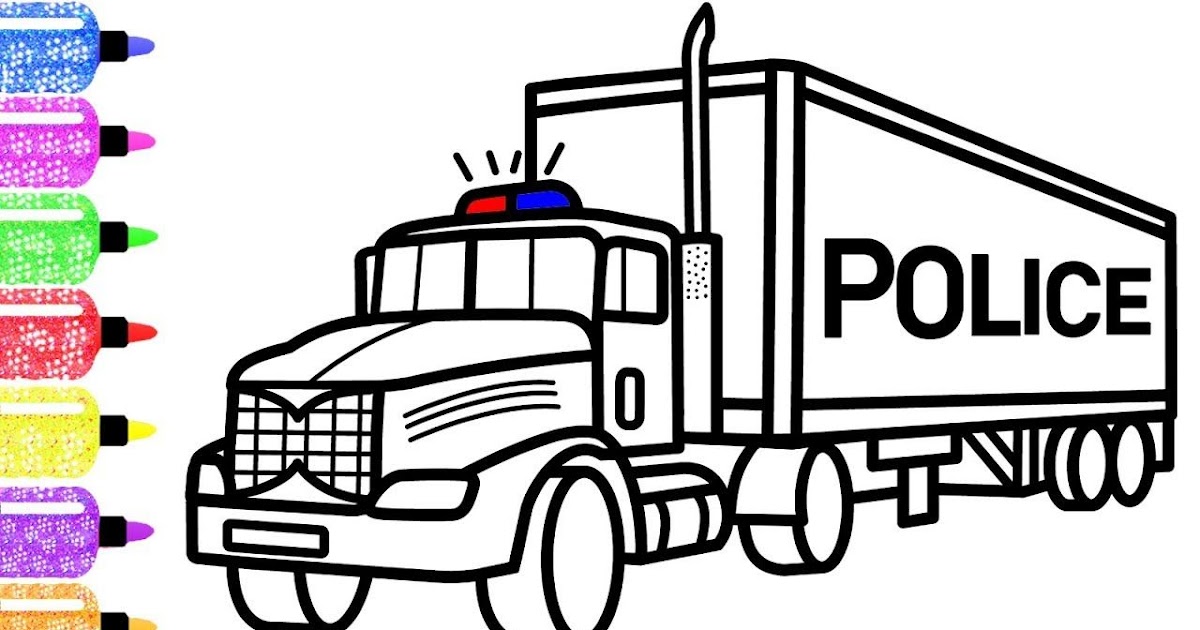 Police Tow Truck Coloring Pages Reezacourbei Coloring