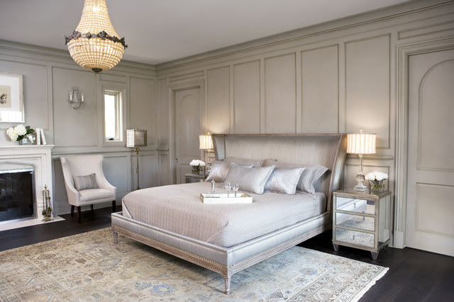 traditional bedroom by Linda McDougald Design | Postcard from Paris Home