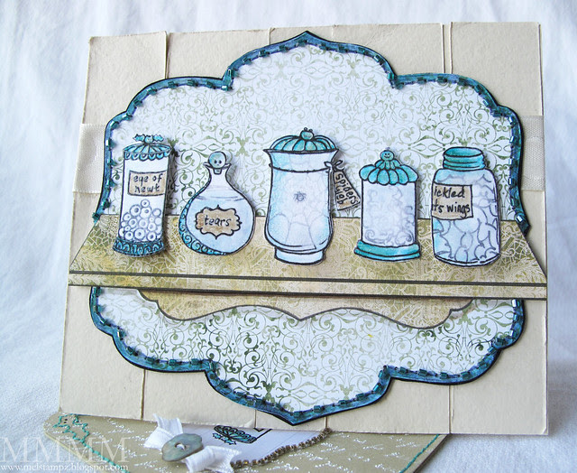 apothescary jars & shelf digi freebie mel stampz