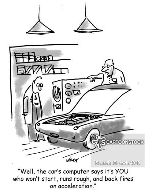 Internal Combustion Engine Cartoons and Comics - funny