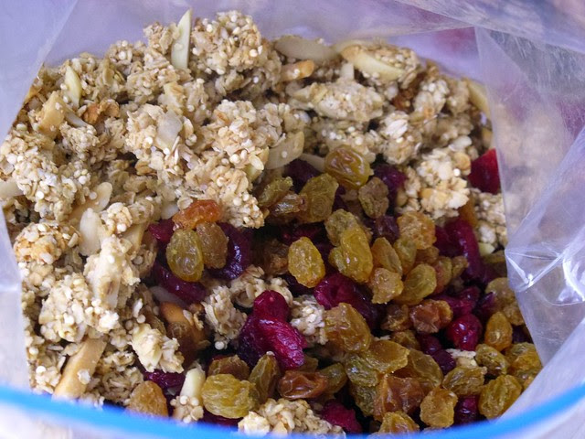 homemade quinoa granola