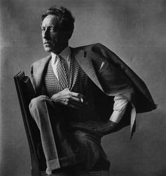Jean Cocteau in Paris, 1949. Photo: Irving Penn.