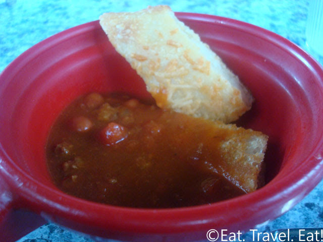 Chili with Cheese Foccacia