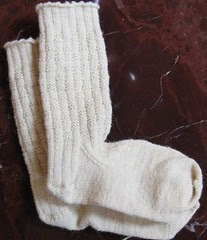white socks