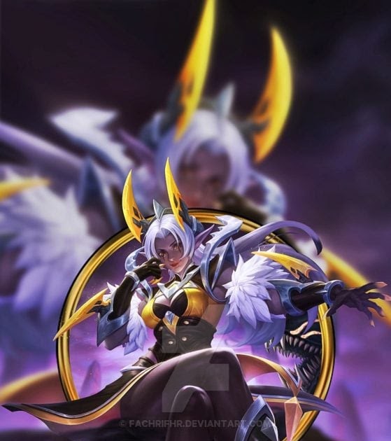 Gambar Kartun Mobile Legend Alucard