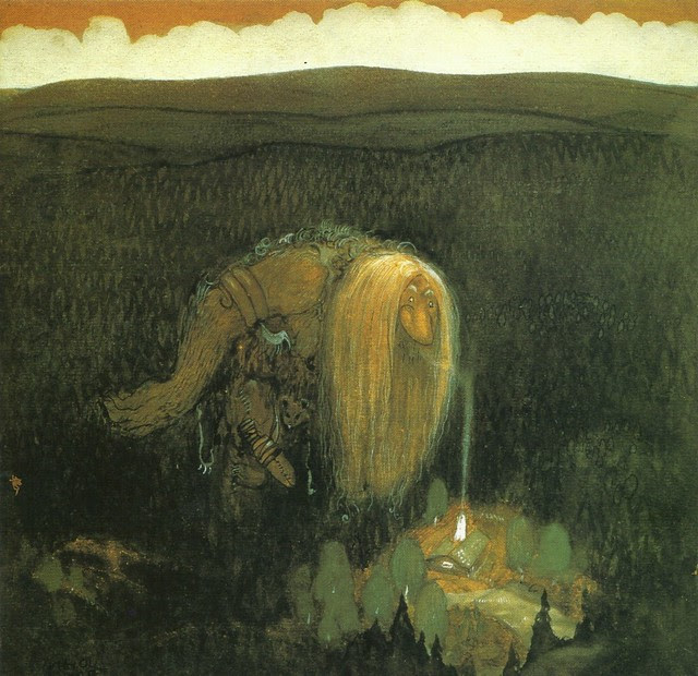 John Bauer - A Forest Troll, 1913