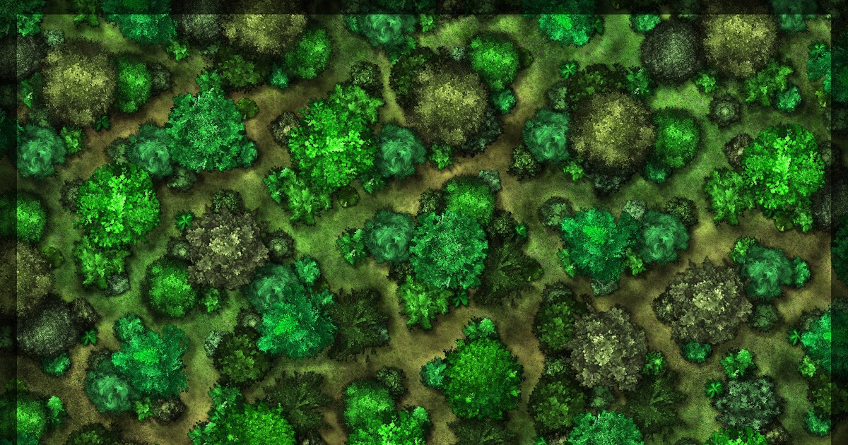 Forest Battle Map Dd - Maping Resources