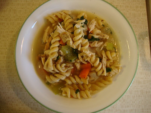 chicken noodle soup from Cooking Light cookbook