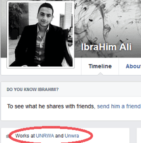 Ibrahim Ali - lien UNRWA