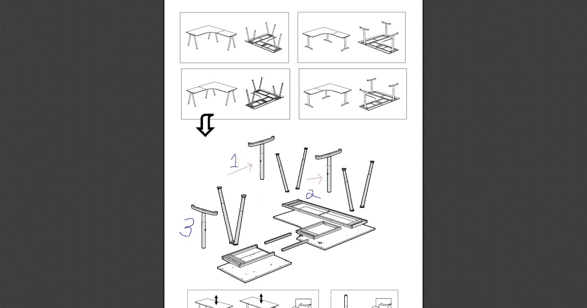 Ikea Galant Corner Desk Manual kThe Desk