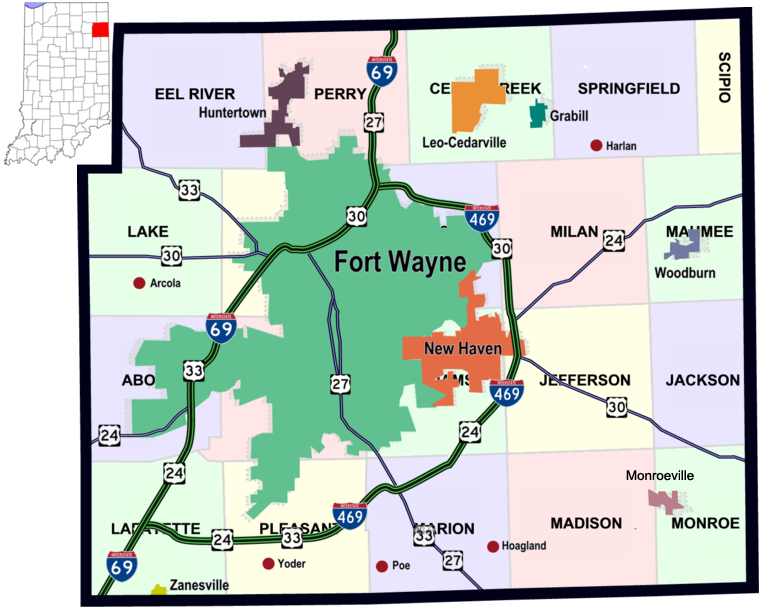 25 Fort Wayne In Zip Code Map - Maps Online For You