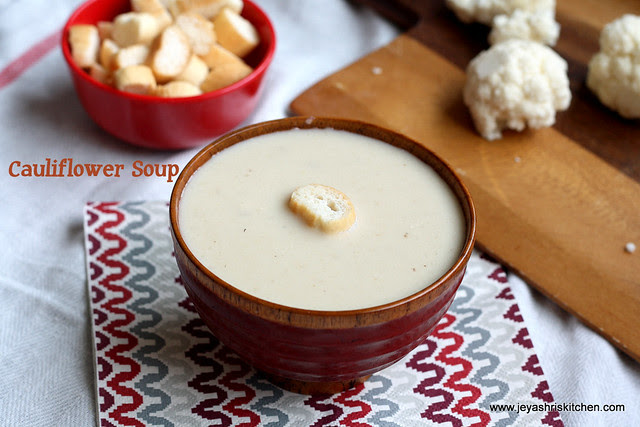 Cauliflower- soup Cauliflower -Soup