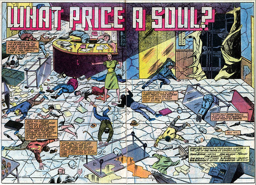 Double-page spread from The Thing #9, by Ron Wilson