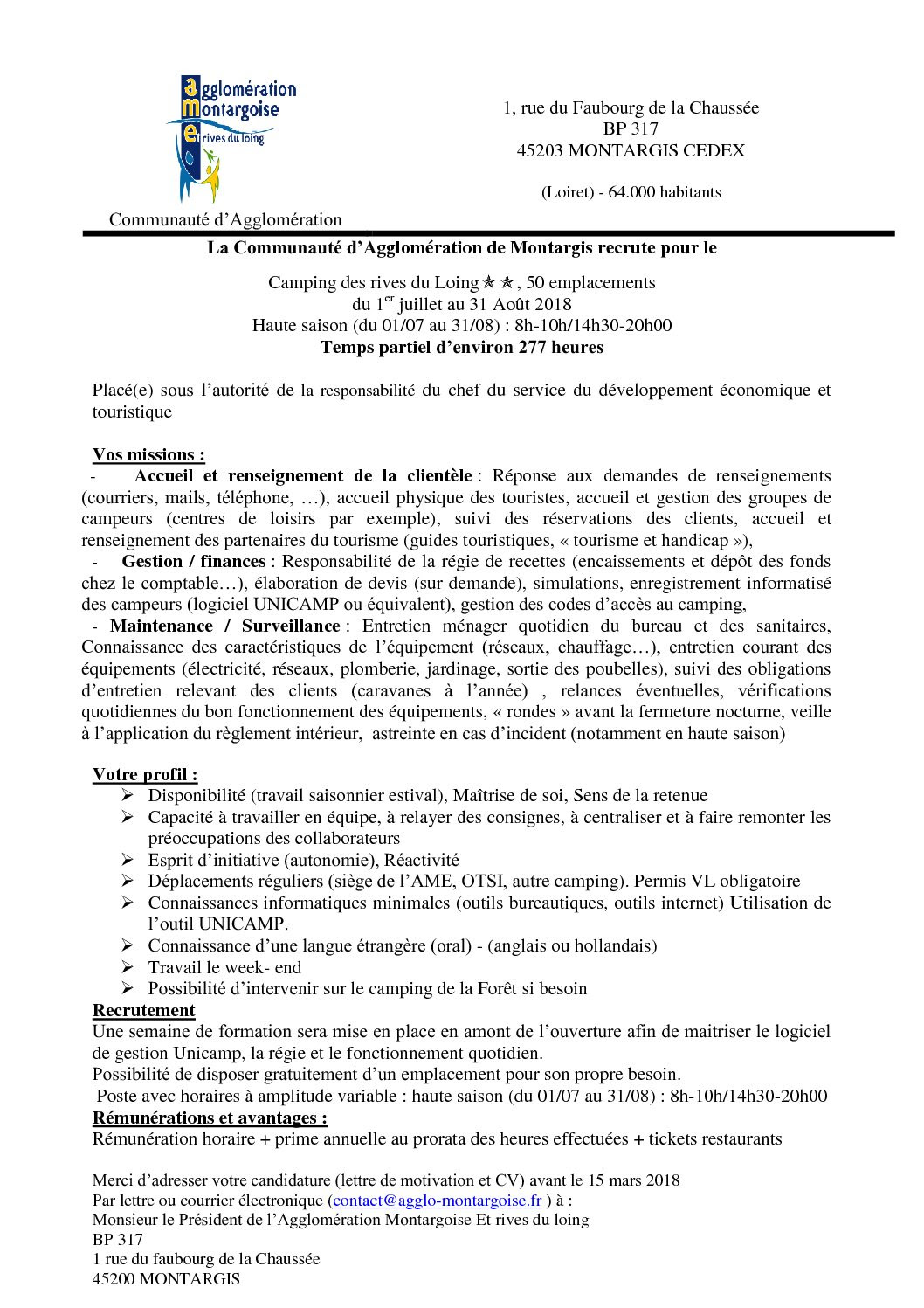 Lettre De Motivation Job Juillet  Toko Pedq