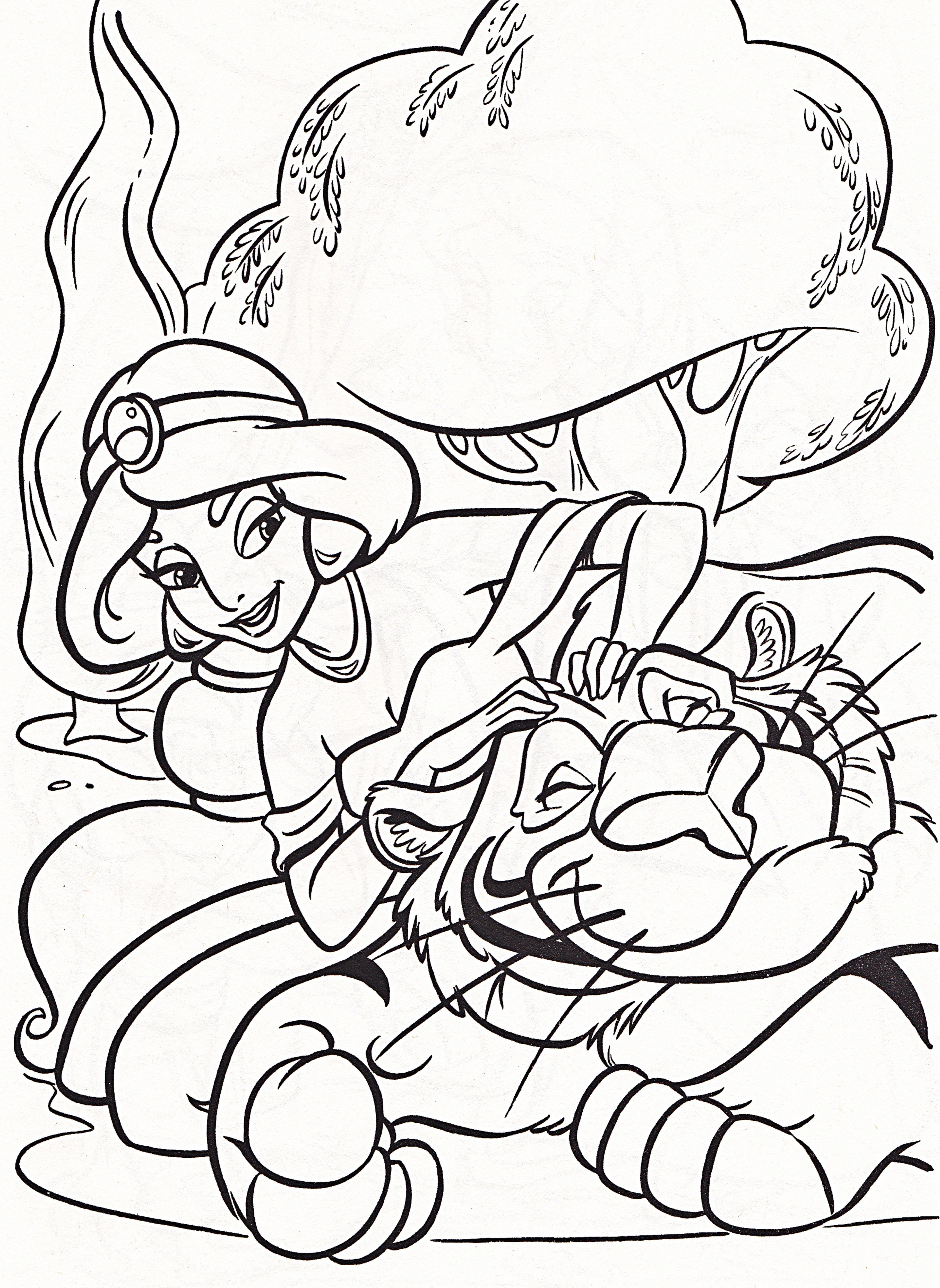 Featured image of post Princess Jasmine Coloring Pages Free