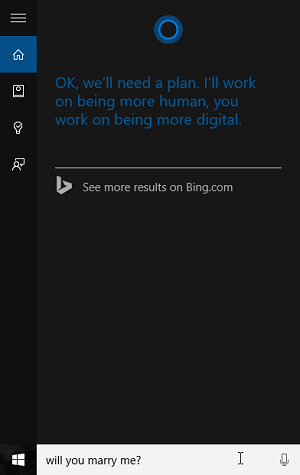 An Interesting Interview With Cortana In Windows 10