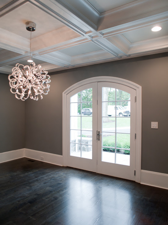 Dark Gray Paint Colors - Transitional - dining room ...