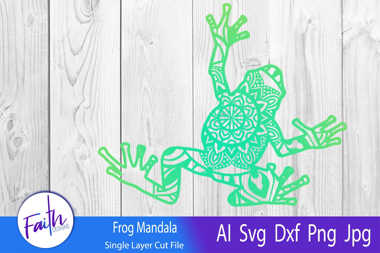 Free SVG Multi Layered Frog Mandala Svg Free For Cricut 18954+ File